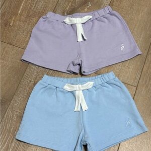 The Beaufort Bonnet Company Lavender and Blue Shipley Shorts Set